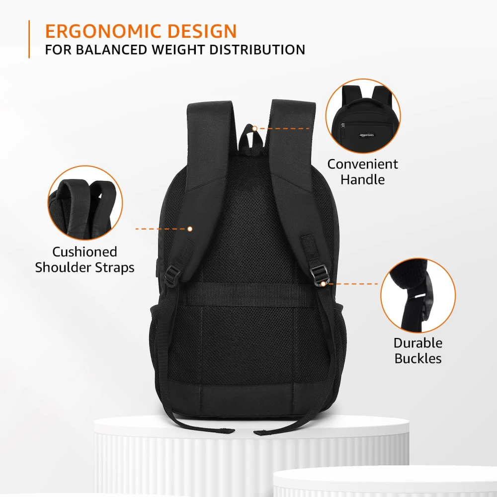 Amazon Basics Laptop Bagpack (B0C6639P8P) view 2